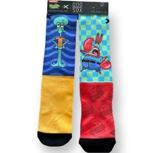BNWT. Odd Sox- Squidward and Mr. Krabs Socks